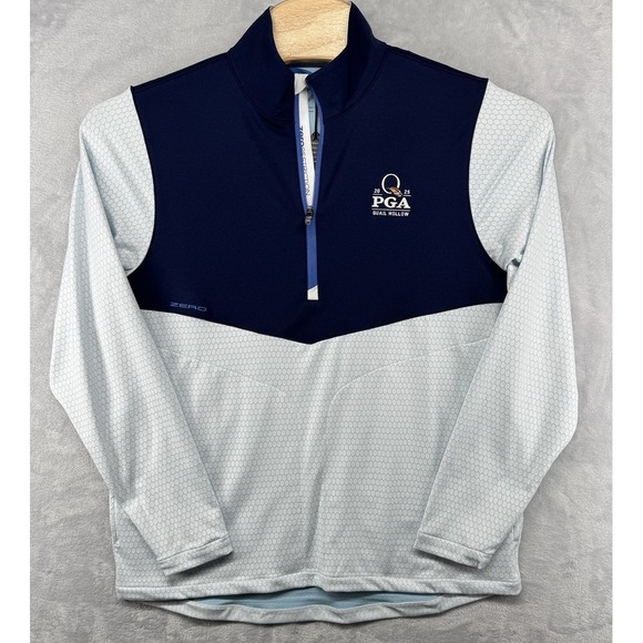 Zero Restriction PGA Championship Hex 1/4 Zip‎ Pullover Men's Size M NWT - Picture 1 of 8